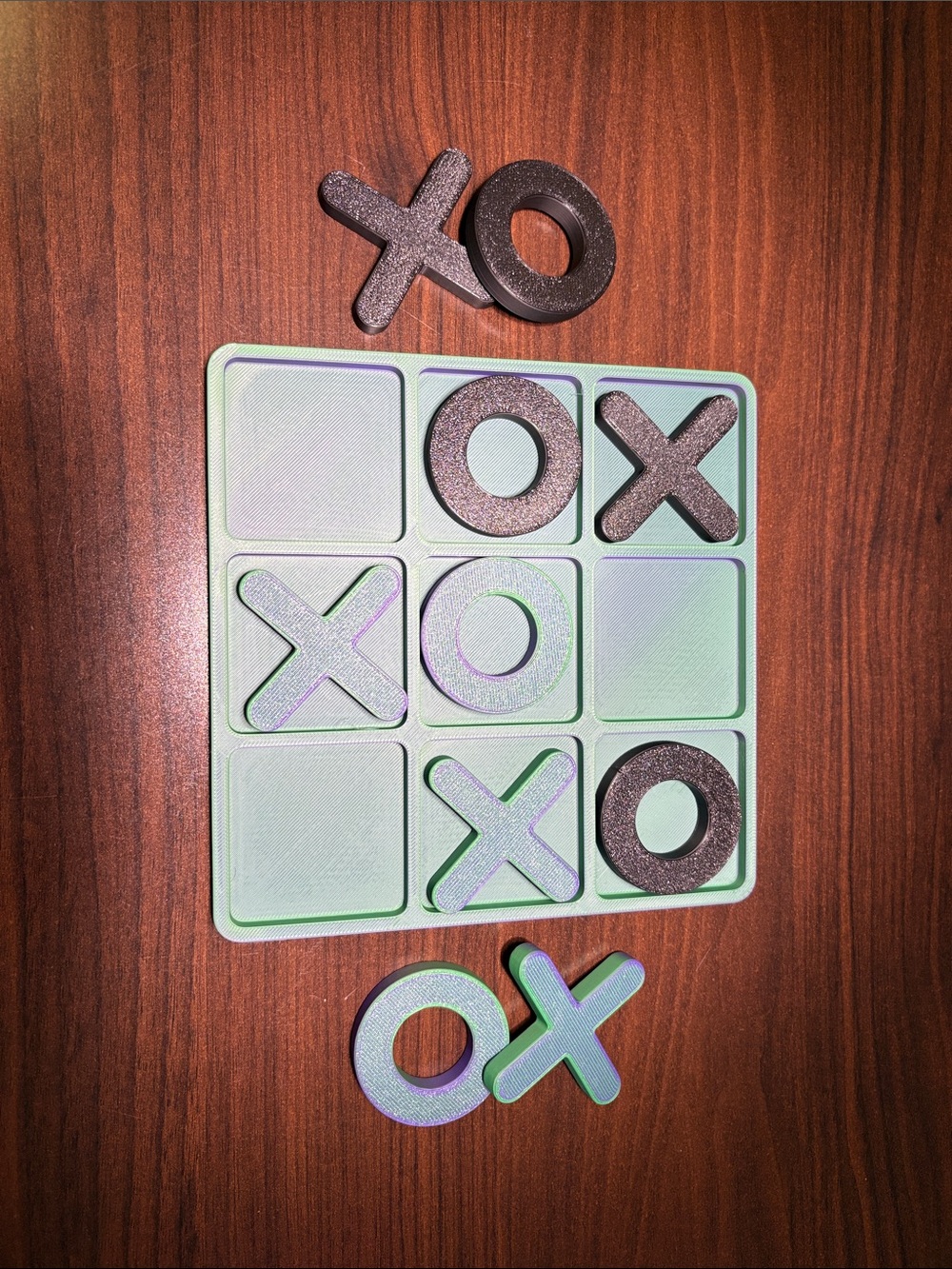 NWT Classic Tic Tac Toe Travel Game - Green and Black